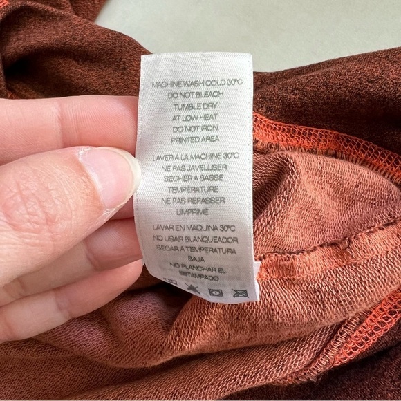 Sundry Pocket Hoodie Rust size 1 small - Picture 13 of 16
